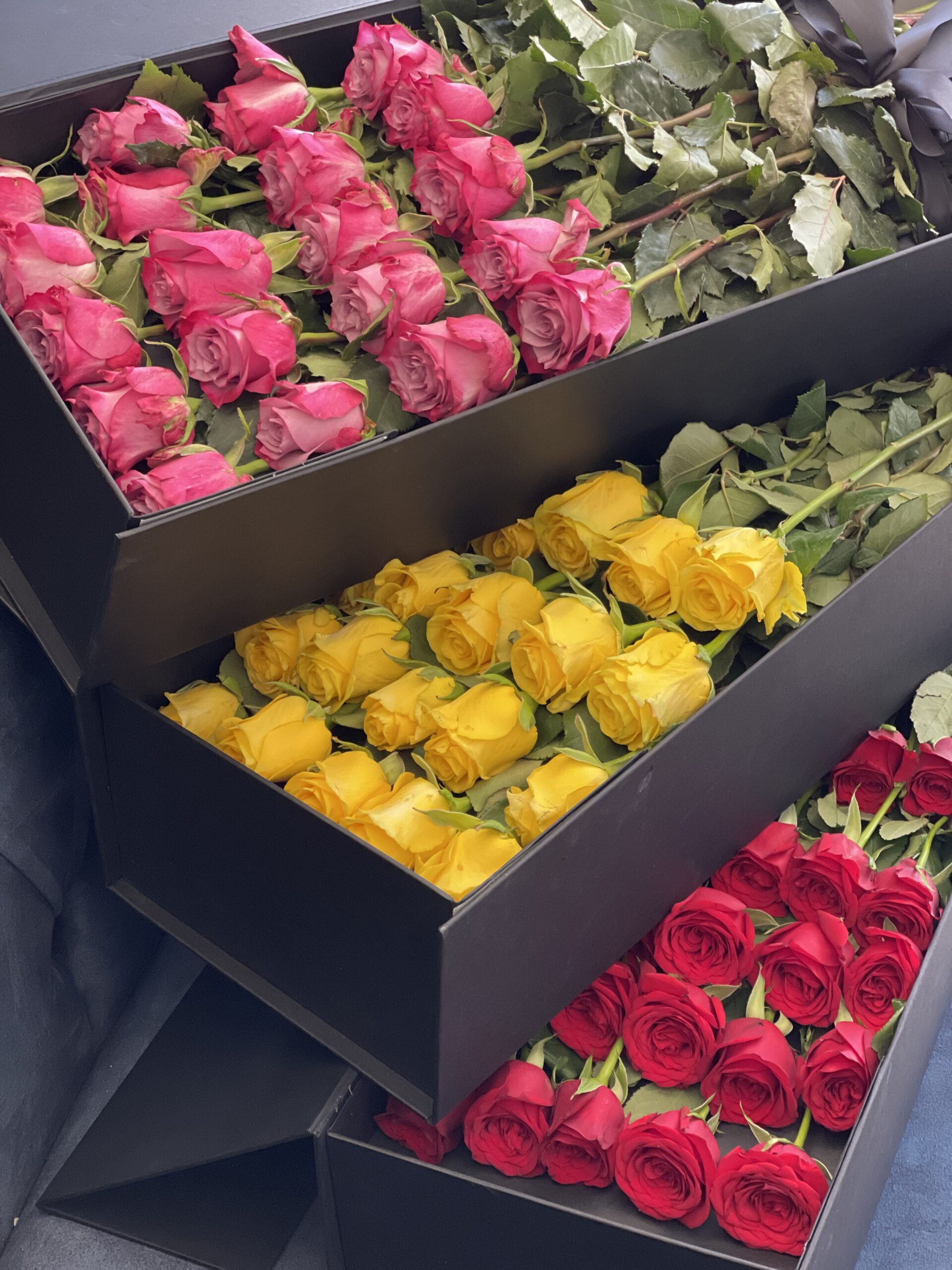 Classic Roses Rectangular Box